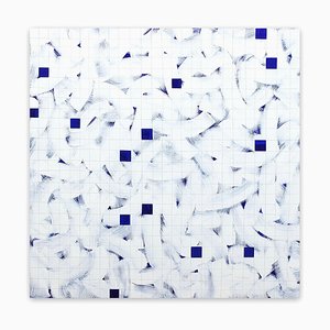 Deep Blue, (Abstrakte Malerei), 2016