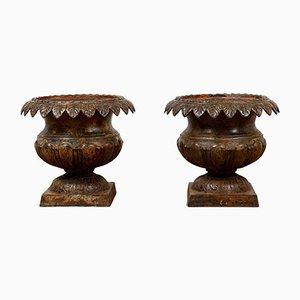 Cast Iron Urns by Andrew Handyside, Set of 2