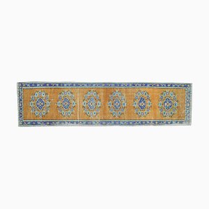 Tapis de Couloir Oushak Vintage en Laine, Turquie