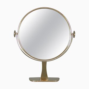 Mid-Century German Brass Table Mirror from Vereinigte Werkstätten München, 1960s