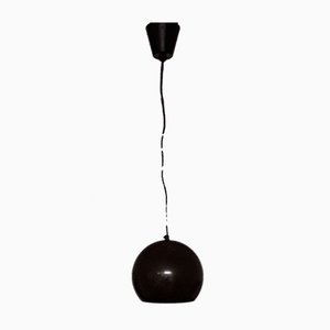 Lampe Boule Vintage Ajustable en Aluminium Marron, 1970s