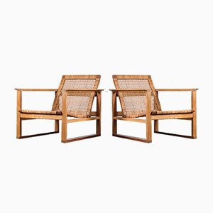 Set of Model 2256 Easy Chairs by Borge Mogensen for Fredericia, 1960s