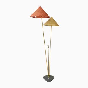 Lampadaire avec 2 Parapluies Cône Pointues par Rupert Nikoll