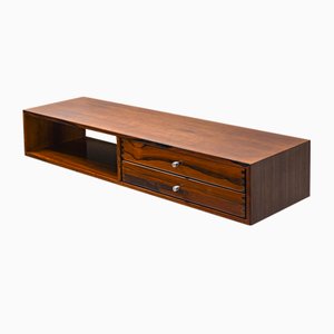 Large Rosewood 132 Wall Console by Kai Kristiansen, 1950s
