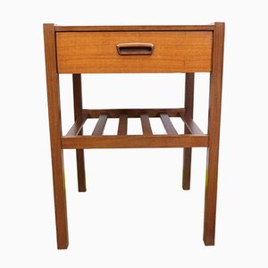 Mid-Century Flur Tisch und Spiegel, 2er Set