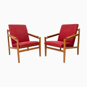 Poltrone in stile scandinavo, anni '60, set di 2