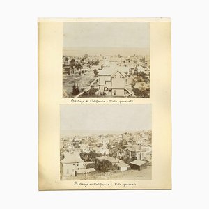 Unknown, Ancient Views of S. Diego, Kalifornien, Vintage Fotos, 1880er, 4er Set