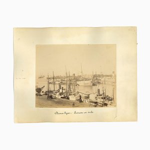 Unknown, Ancient View of the Port of Buenos Aires, Photo, 1880s