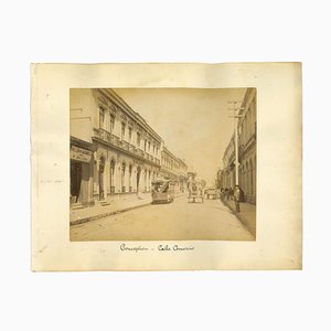 Unknown, Ancient View of Conception, Calle Comercio, Chile, Photo, 1880s