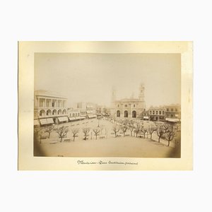 Unknown, Ancient Views of Montevideo, Uruguay, Photo, 1880s, Set of 2