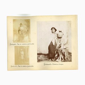 Unbekannte, Antike Bräuche und Traditionen von Guatemala, Photo, 1880er, 6er Set