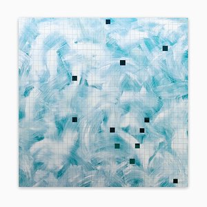 Chaos & Chance, Abstract Painting, 2016, pintura al óleo sobre acrílico fundido