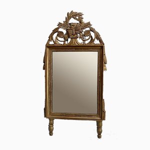 Miroir Style Louis XVI en Bois Doré, 19ème Siècle