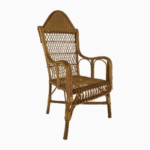 Vintage Stuhl aus Rattan