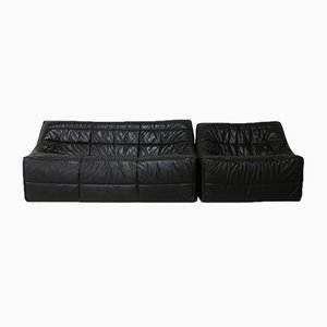 Model Anaïs Sofa and Chair by Michel Ducaroy for Ligne Roset, France, 1981, Set of 2
