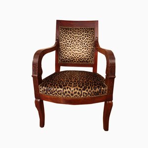 Mahogany Empire Style Armchair