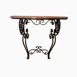 Wrought Iron Console, 1940s