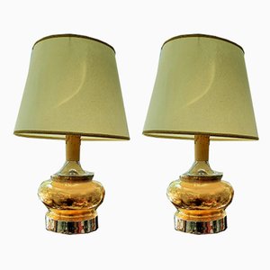 Lampes Vintage en Céramique, Set de 2
