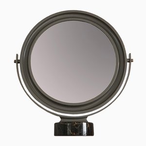 Miroir avec Socle en Marbre Noir par Sergio Mazza pour Artemide