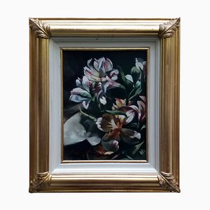 Fleurs - Huile sur Toile - Francesca Strino - Italie