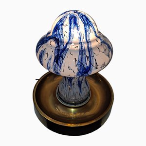 Grande Lampe Mushroom Vintage en Verre de Murano