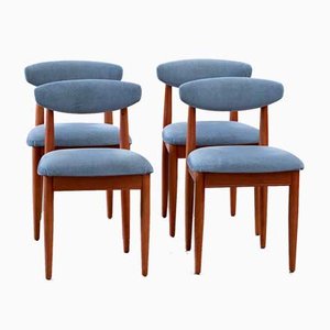 Skandinavische Vintage Stühle, 4er Set