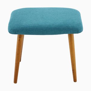 Dänischer Buchenholz Hocker, 1950er