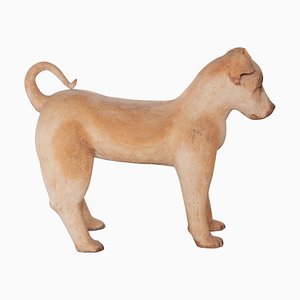 Ceramic Lifesize Wagging Dog, 1980s, Belgium