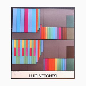 Luigi Veronesi - Abstract Composition - Litografía - años 70
