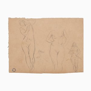 Figuras de mujer - Dibujo - principios del siglo XX