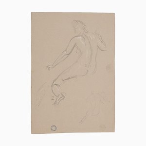 Charles Lucien Moulin - Figures de Femmes - Dessin - Début 20ème Siècle