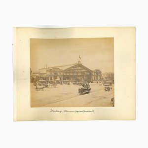 Vistas antiguas de Santiago, Chile - Impresión vintage - década de 1880