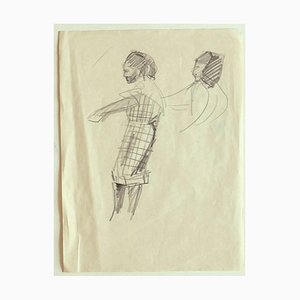 Sketch for a Costume - Zeichnung mit Bleistift auf Papier - Frühes 20. Jahrhundert