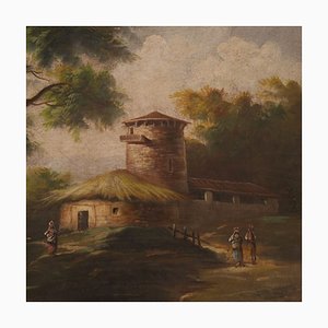 Italian Bucolic Landscape Painting