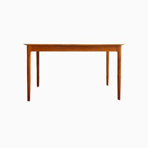 Mid-Century Extendable Table in Teak and Walnut from Luebke, Germany, 1960s