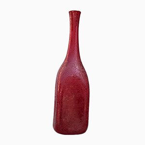 Bottiglia in vetro di Murano di Seguso, anni '60