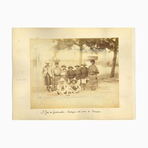 Sconosciuti, vedute antiche di San Giacomo, Guatemala, Foto, 1880 circa, set di 2