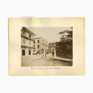 Desconocido, Vistas antiguas de la ciudad de Panamá, Fotografías vintage, década de 1880. Juego de 2