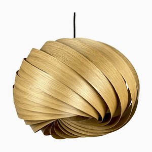 Quiescenta Oak Pendant Lamp by Gofurnit