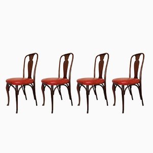 Model Glaris Chairs from Horgen Glarus, 1915, Set of 4