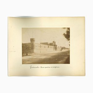 Sconosciuto, Ancient View of Guatemala City, Original Vintage Photo, 1880s