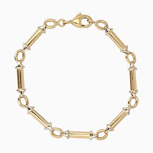 Bracciale Gourmette in oro a 18 carati