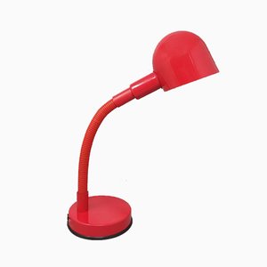 Italian Red Table Lamp by Veneta Lumi, 1970s