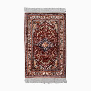 Floral Kayseri Rug in White Mercerized Cotton