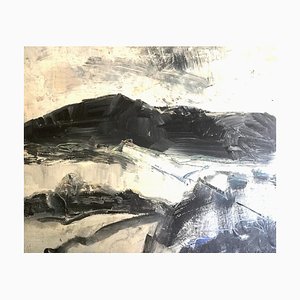 Croesor Valley, Contemporary Welsh Abstract Expressionist Landscape Painting, 2020