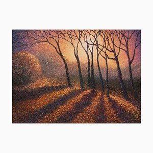 Diana Torje, Autumn Shadows, 2018, Acrylic on Canvas