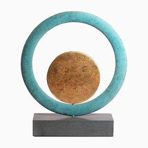 Philip Hearsey, Cycles XII, 2015, Acrylic, Bronze, Gold & Wax
