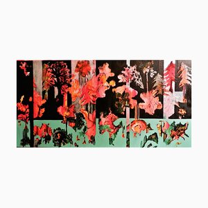 Brigitte Mathé, Forest Rescue, 2019, Acrylic on Canvas