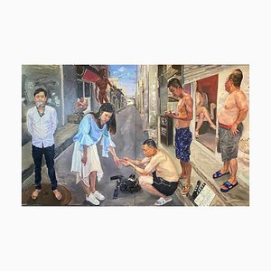 Su Yu, Loto Attraction, 2020, Oil on Canvas