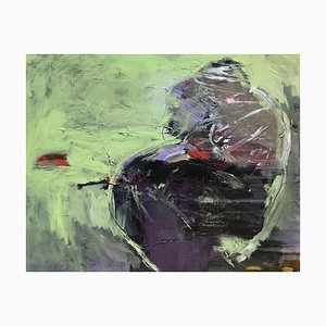 Doina Vieru, Vert, 2020, Huile sur Toile